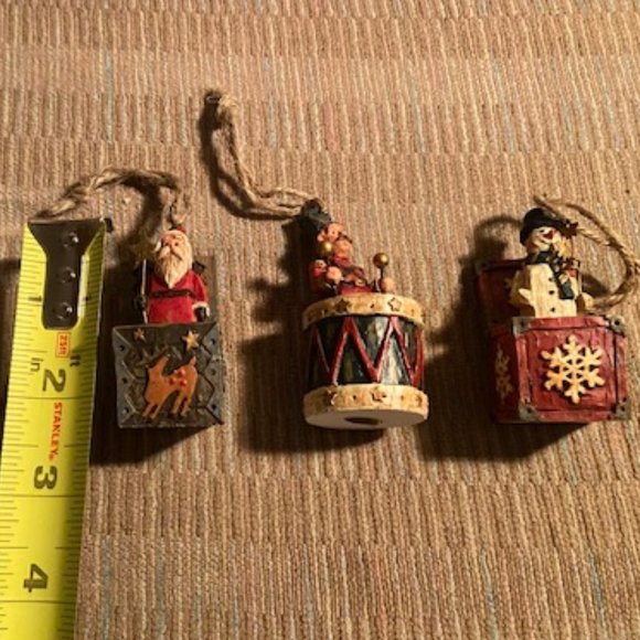 Miniature Hand-painted vintage Christmas ornaments NIB - Picture 11 of 14